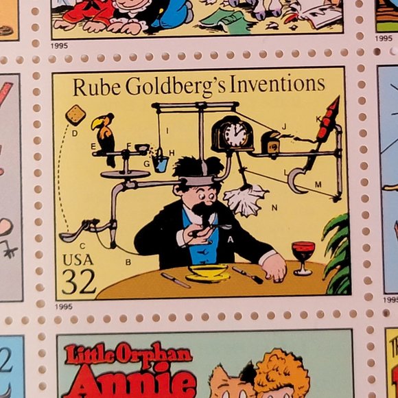 USPS Comic Strip Classics Collectible Stamp Sheet of 20 .32 Stamps. 2 sheets - Picture 7 of 8